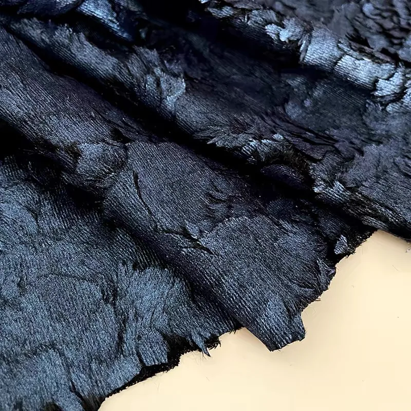 Real dark specialty fabric surface